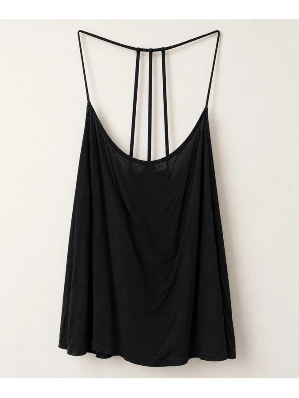 No Boundaries Black Strappy-Back Flowy Tank Top 3XL